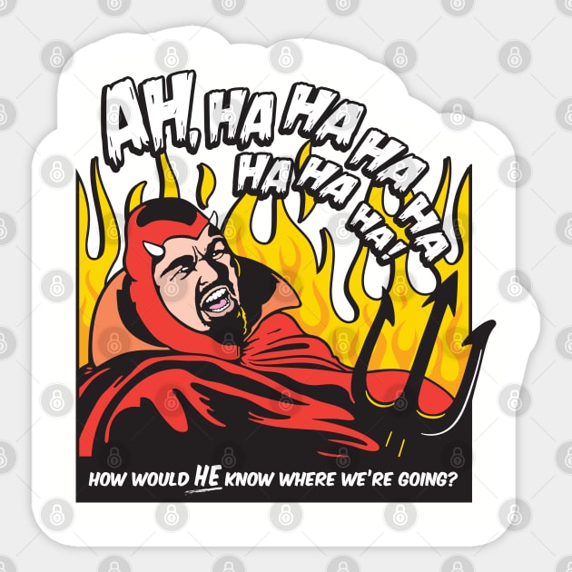 Devil John Candy - Del Griffith Sticker by Chewbaccadoll